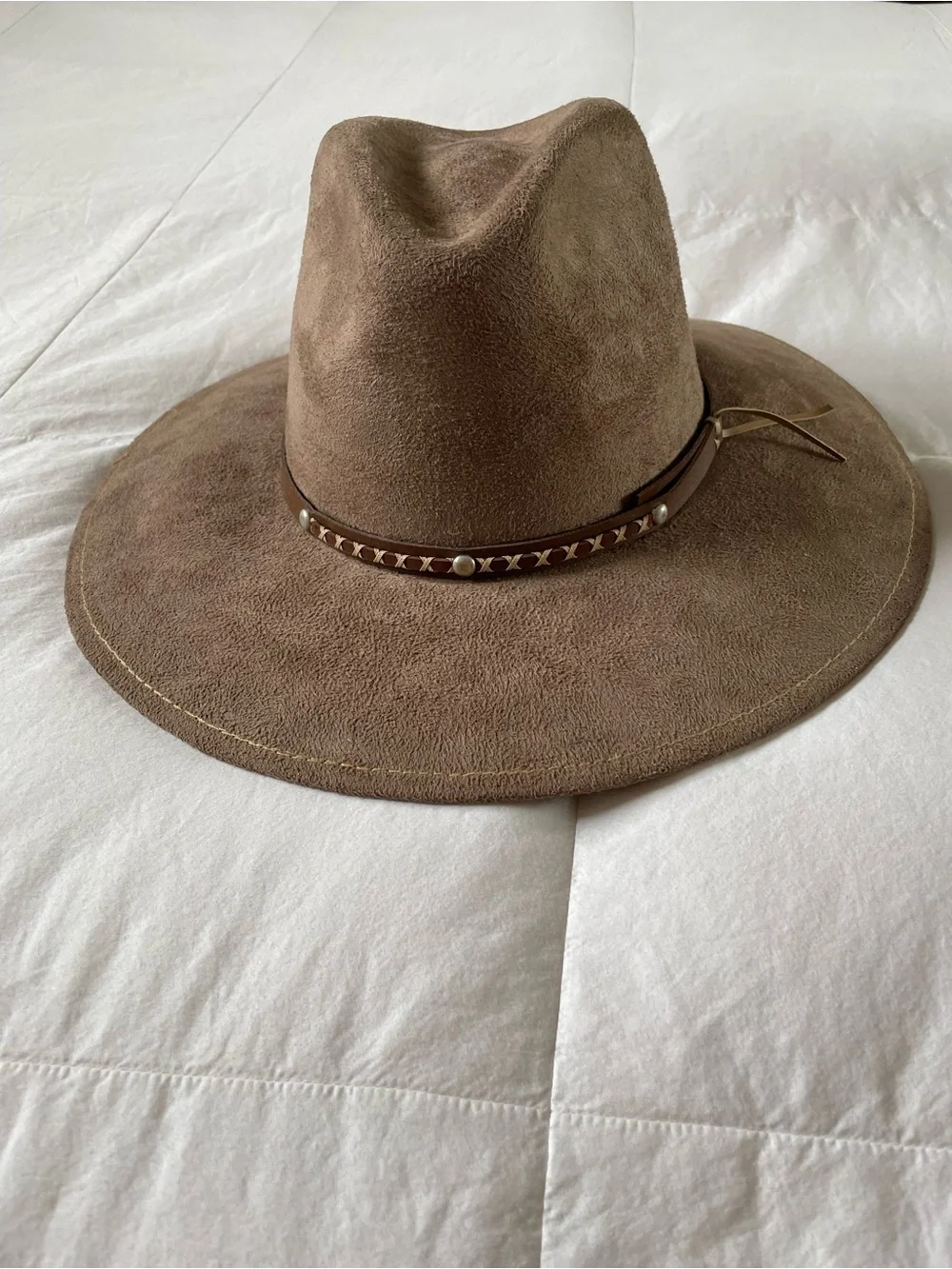 El Agavero México Western Tejana Hat Brown Microsuede Medium